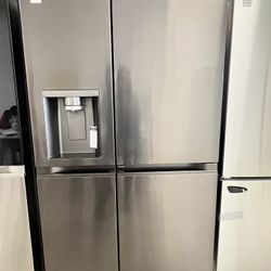 LG 36” Refrige Side By Side With Door In Door 