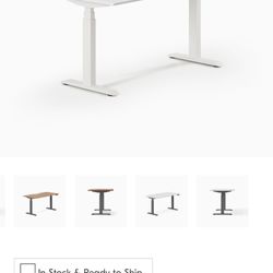 West Elm Standing Desk With Chair 