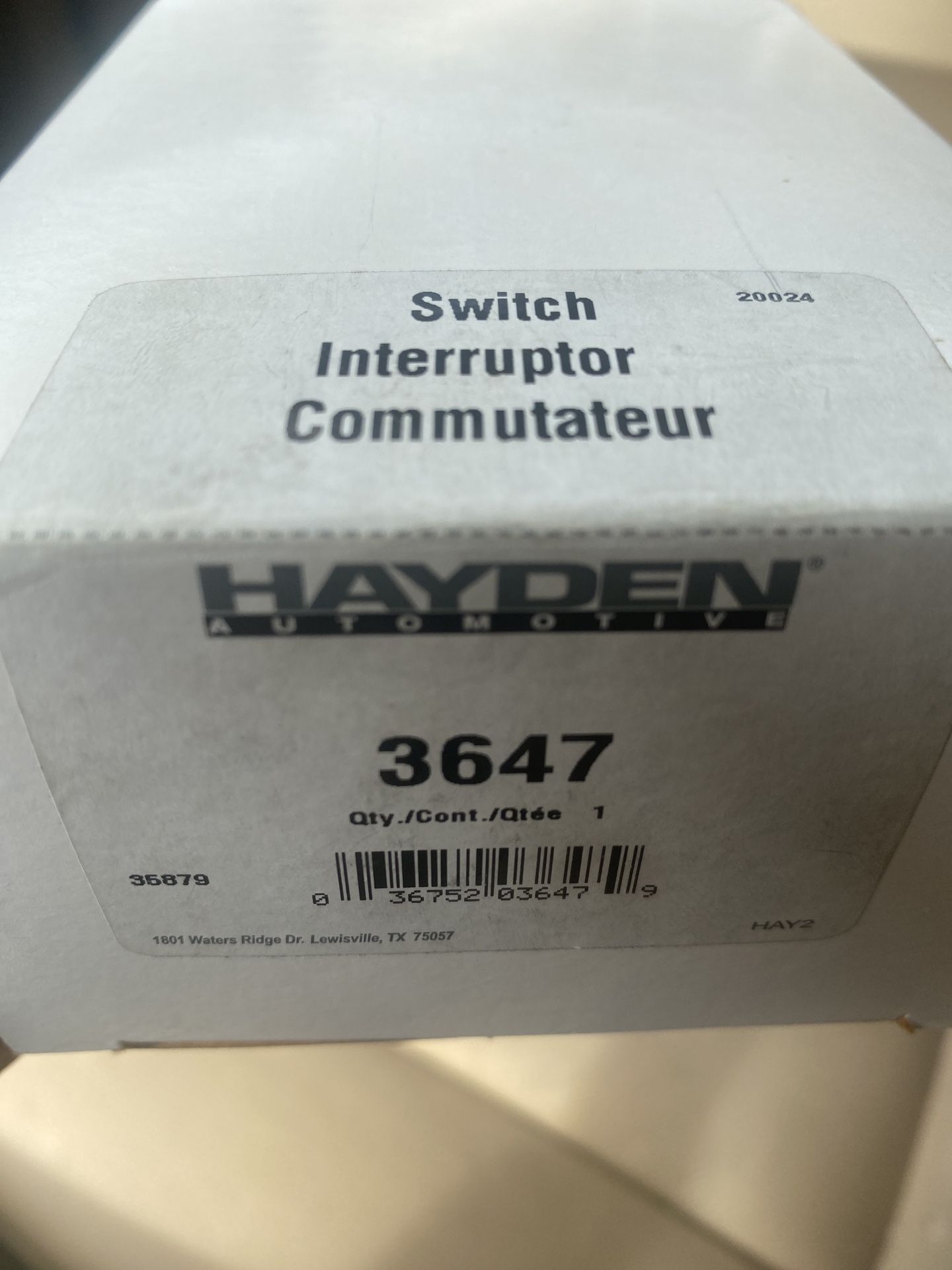 Hayden 25 Amp 6 Terminal Cooling Fan Controller - 3647