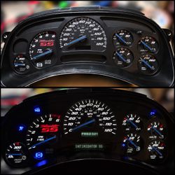 GM cluster ss style black 2003 to 2007 classic
