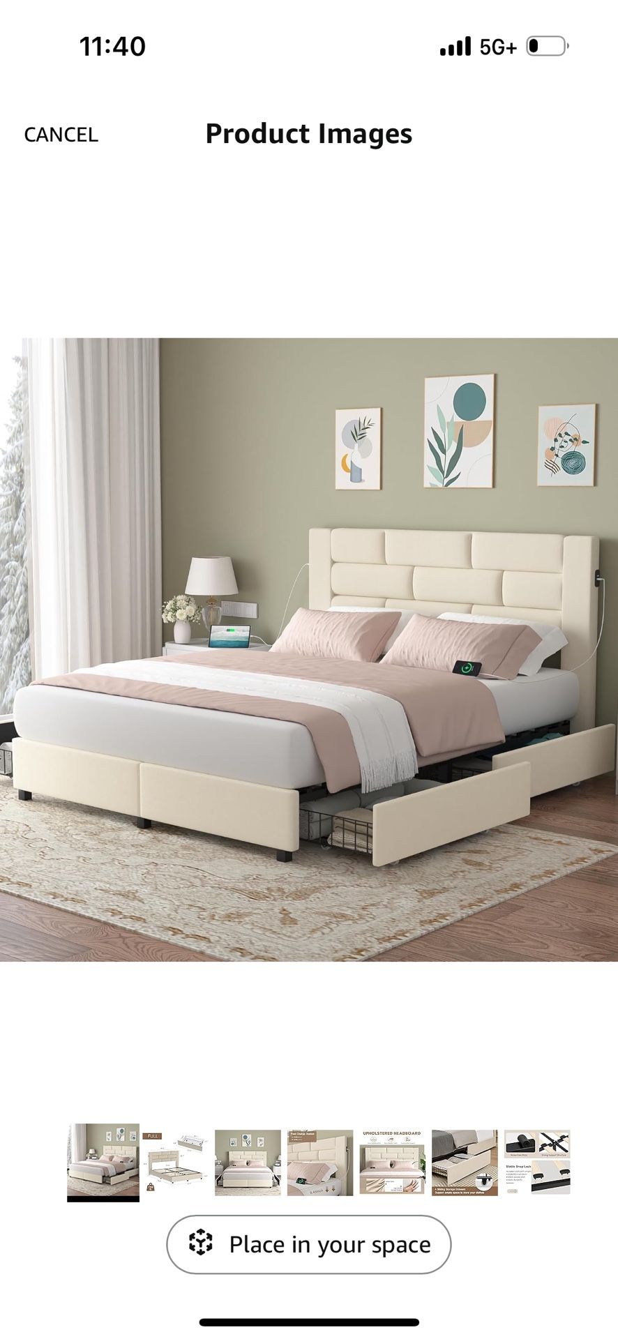 Full Size Bed Frame for Sale in Kissimmee, FL OfferUp