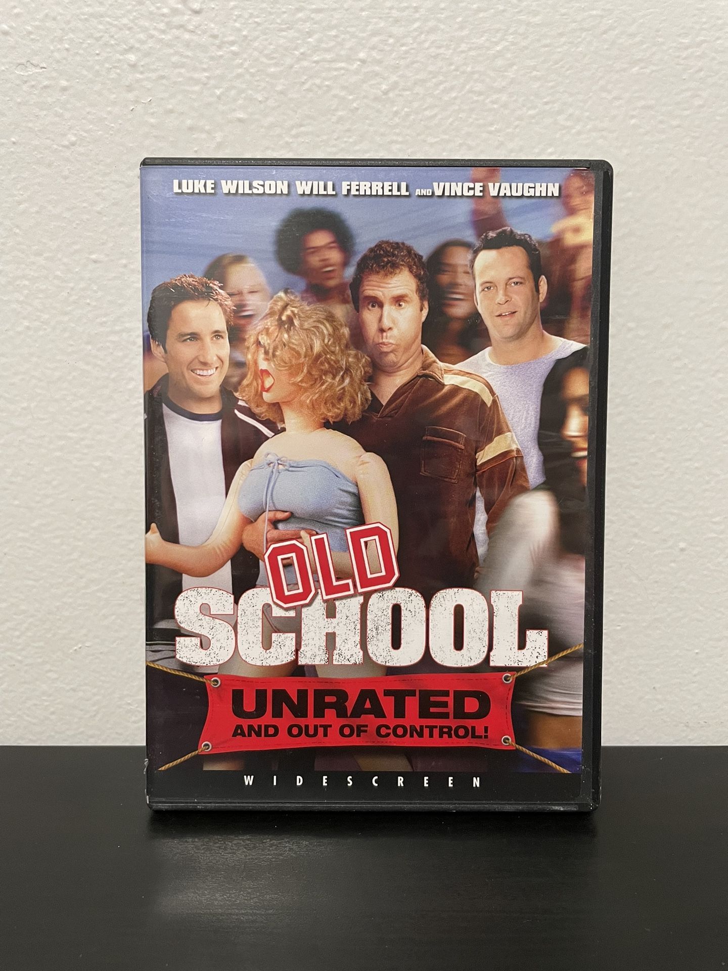 Old School DVD Unrated Out Of Control Will Ferrell Vince Vaughn Y2K Comedy 2003