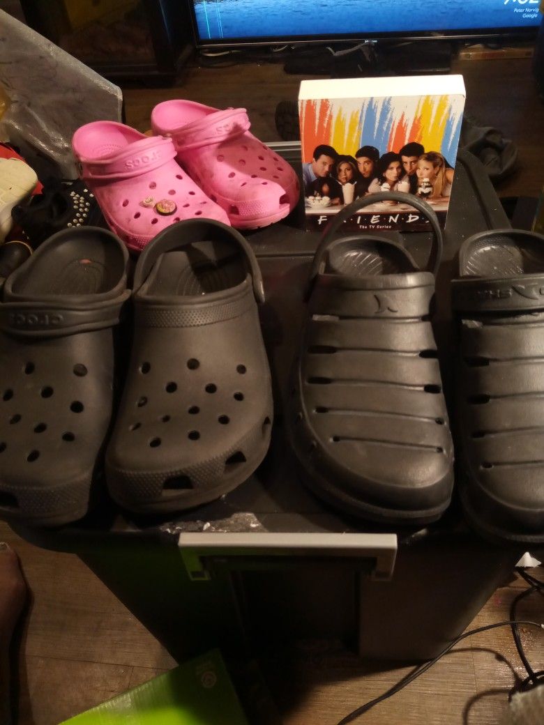 ADULT CROCS AND FRIENDS SHOES 