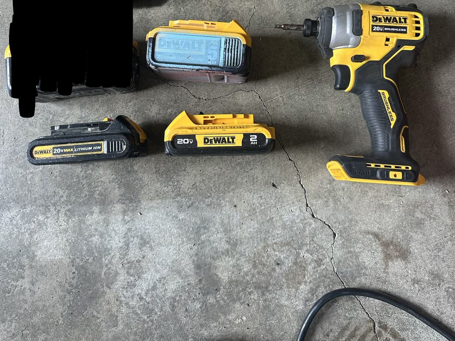 Dewalt Impact Drill & Batteries 