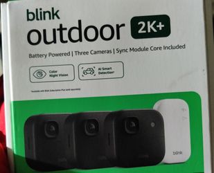 Blink outdoor 2k  3pk camera sytem