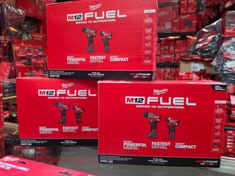M12 Milwaukee 2pc FUEL combo kit,each for price,New, Financing Available