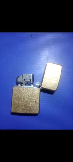 Zippo brass lighter