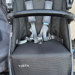 UPPABABY VISTA RUMBLE SEAT DOABLE STROLLER 