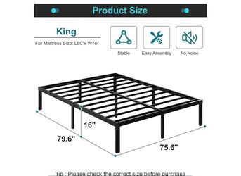 King bed frame