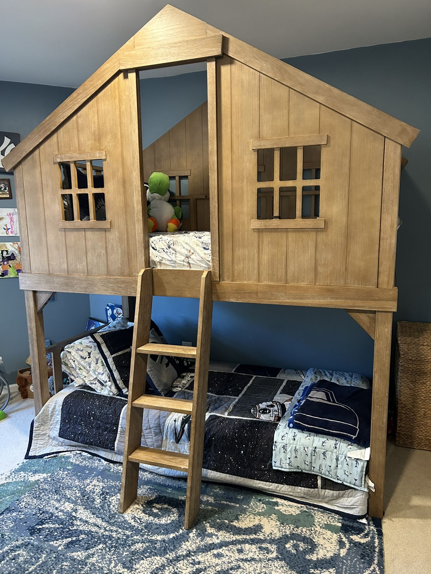 Pottery Barn Twin-over-Twin Bunk Bed