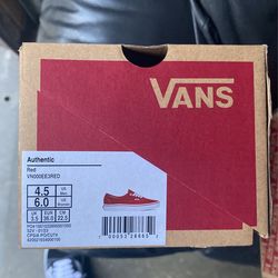 Red Vans Shoes