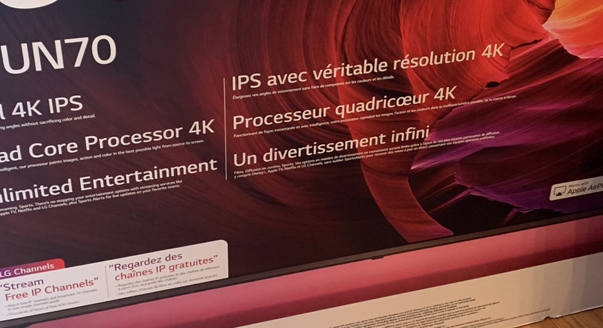 LG UHD TV 75”