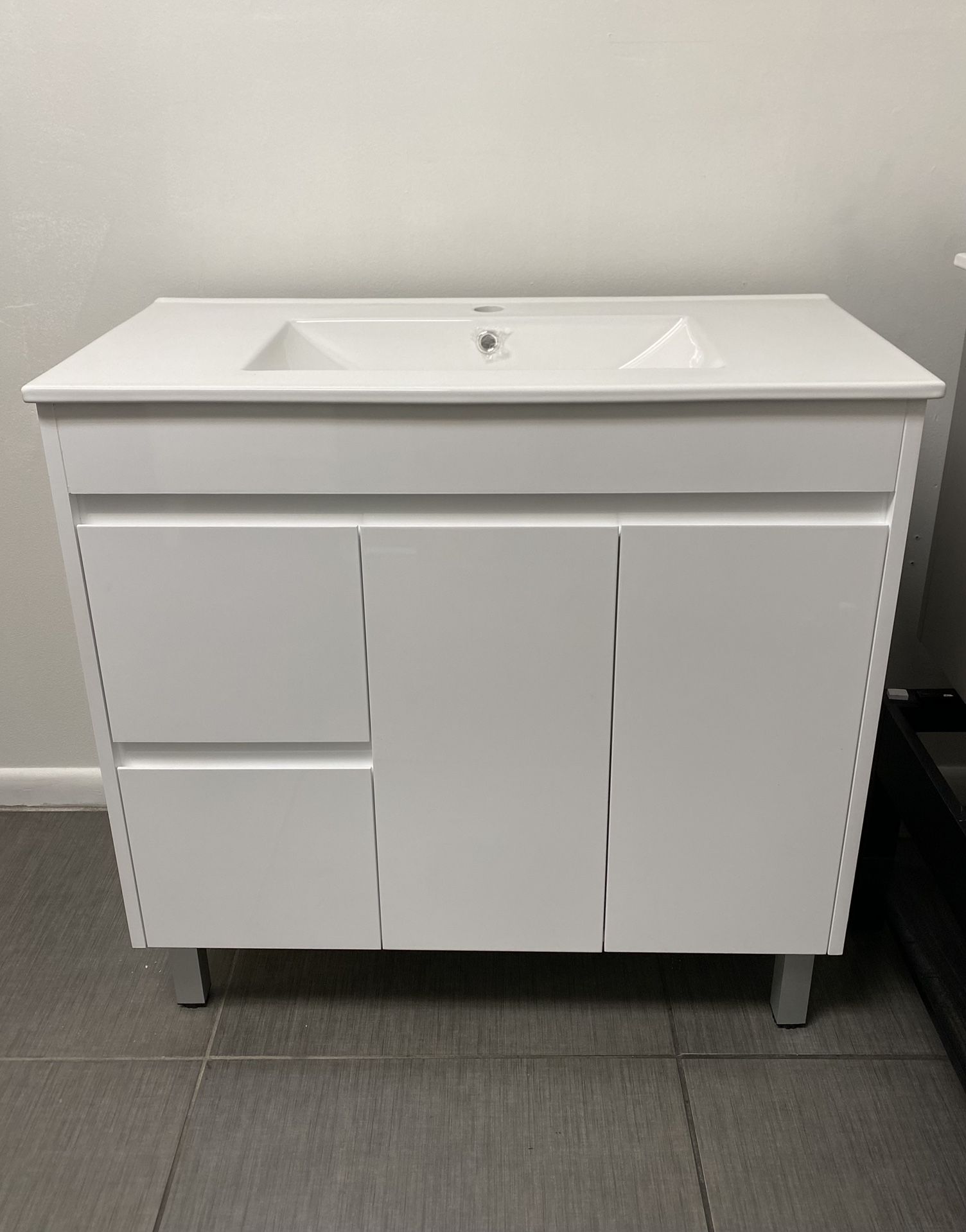 END OF YEAR SALE ~ Modern PVC Bathroom Vanity - 36 inches