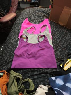 Pink Active Wear Sports Bra