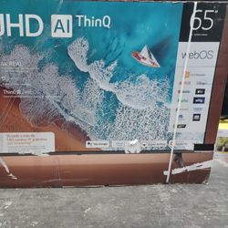 65" Screen Led Smart 4k By LG ThinQ.  Original Box SEALED 