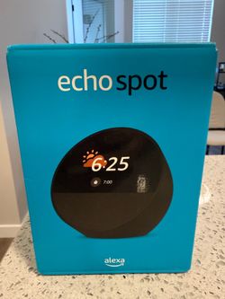Amazon Echo Spot (Alexa) – Brand New, Sealed – Smart Clock Speaker