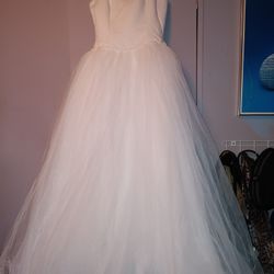 Size 8 Wedding Dress With Veil