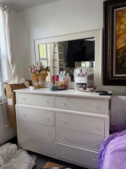 White dresser