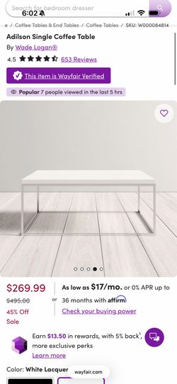 Console table