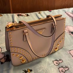 White Prada Milano Handbag