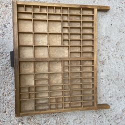 Hamilton Company Antique Letterpress Type Drawer
