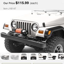 Jeep Wrangler Winch Plate