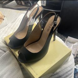 Black Heel Open toe