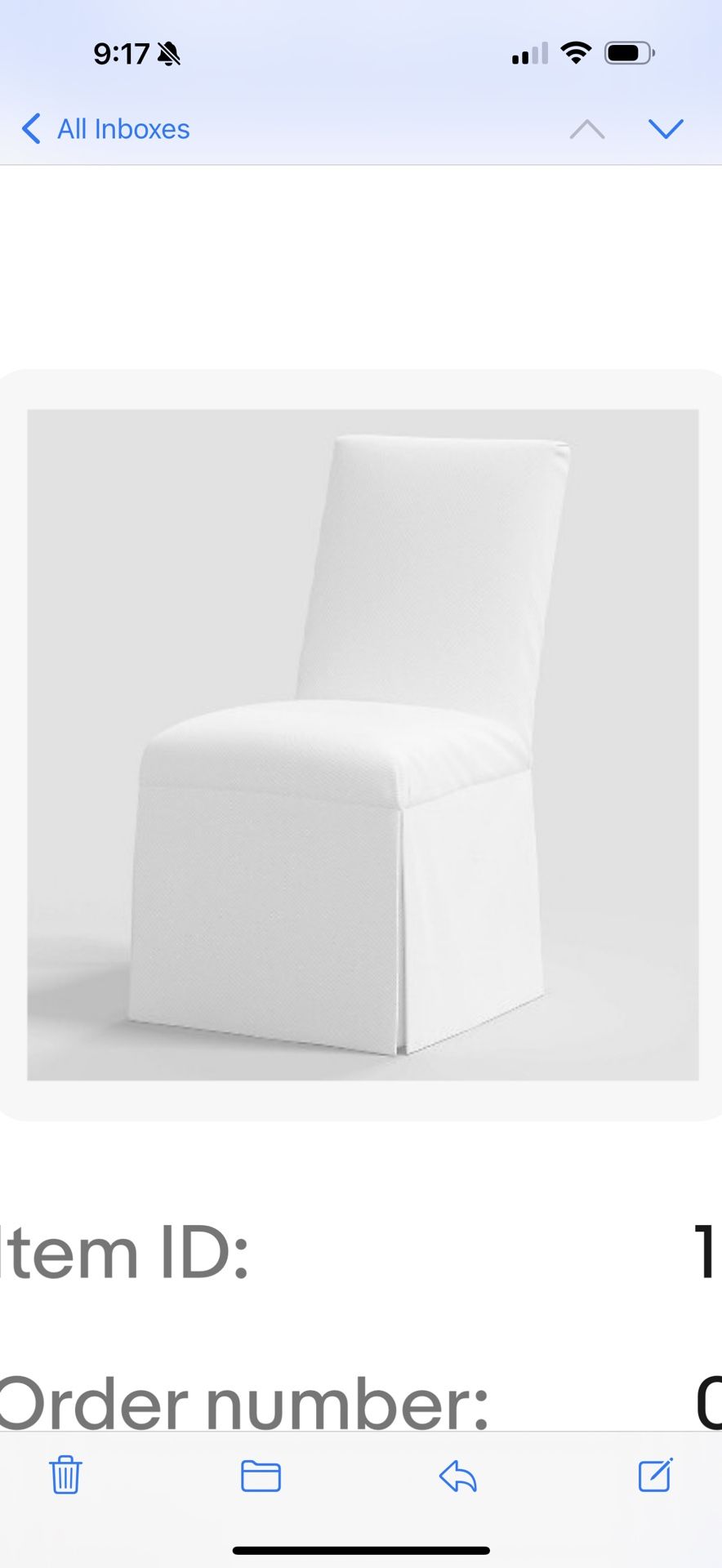 WHITE THRESHOLD DESK CHAIR