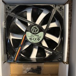 (2) Thermaltake 120mm Computer Case Fans 3 Pin