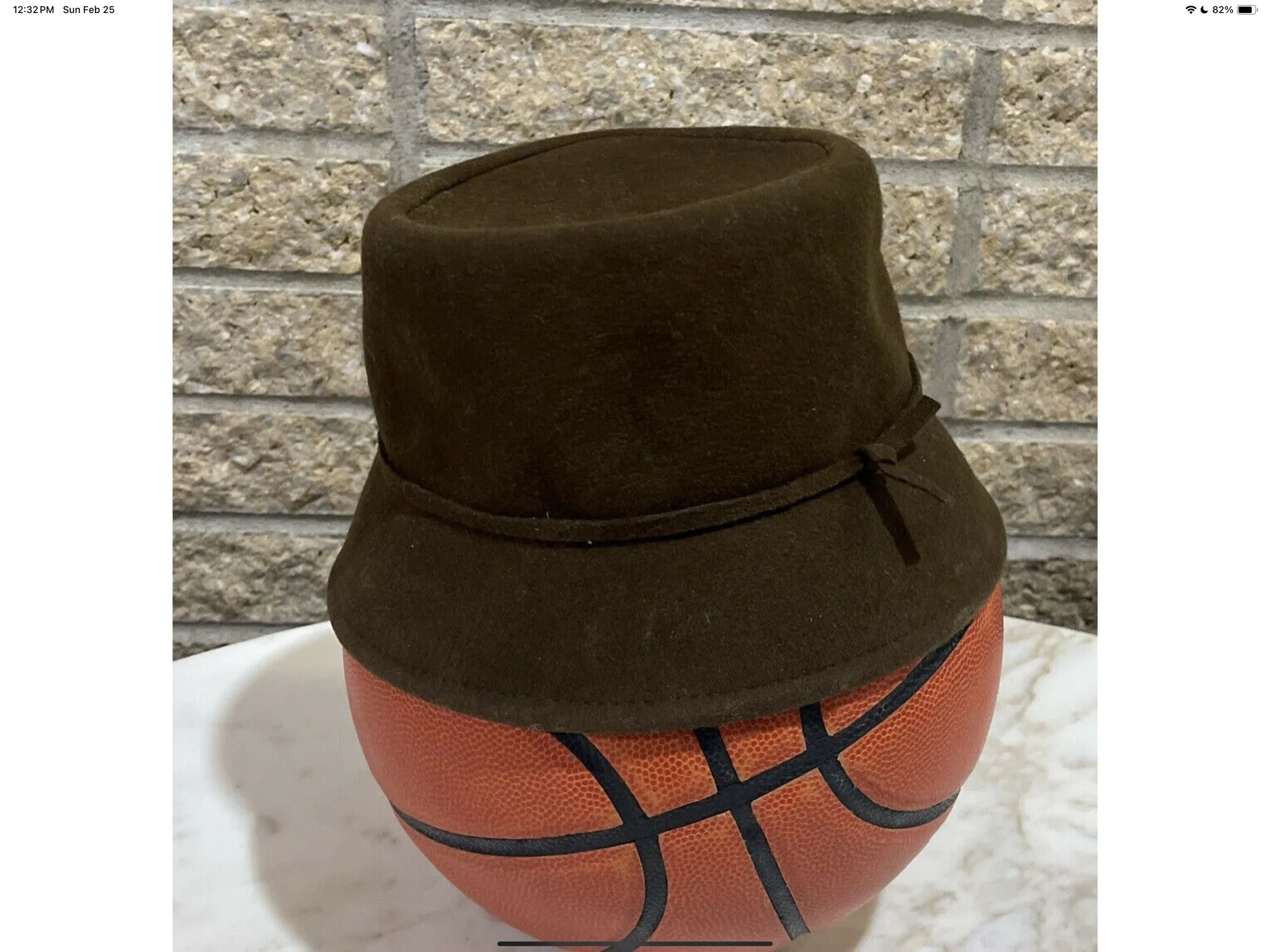 Essence Hat Brown Women Hat One Size Charm Hardware