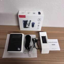 Wireless Voice Amplifier with Lavalier Mic – Portable Speaker for Teaching & Presentations