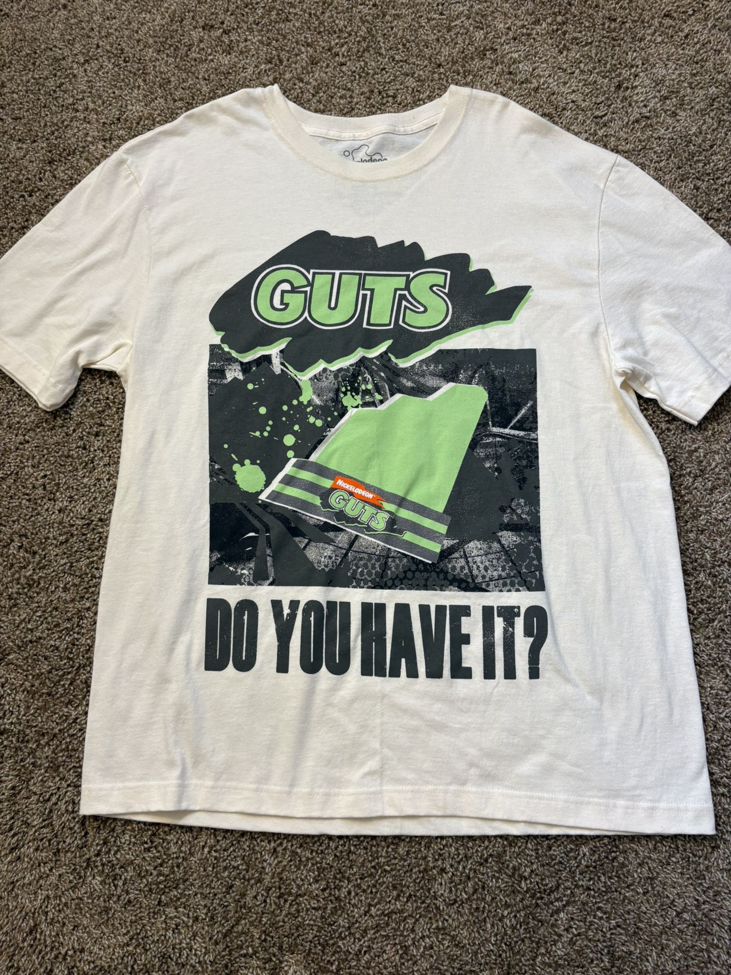 Nickelodeon GUTS Do You Have It Graphic T-Shirt Mens Size Large