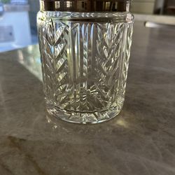 Waterford Crystal Vanity Jar/Humidor