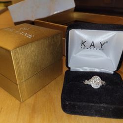 Neil Lane Diamond Engagement Ring 2 CT 14k White Gold