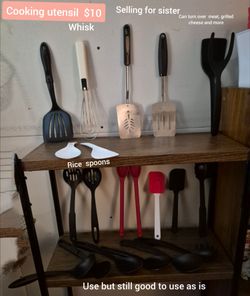 Cooking utensils great for pop up campers