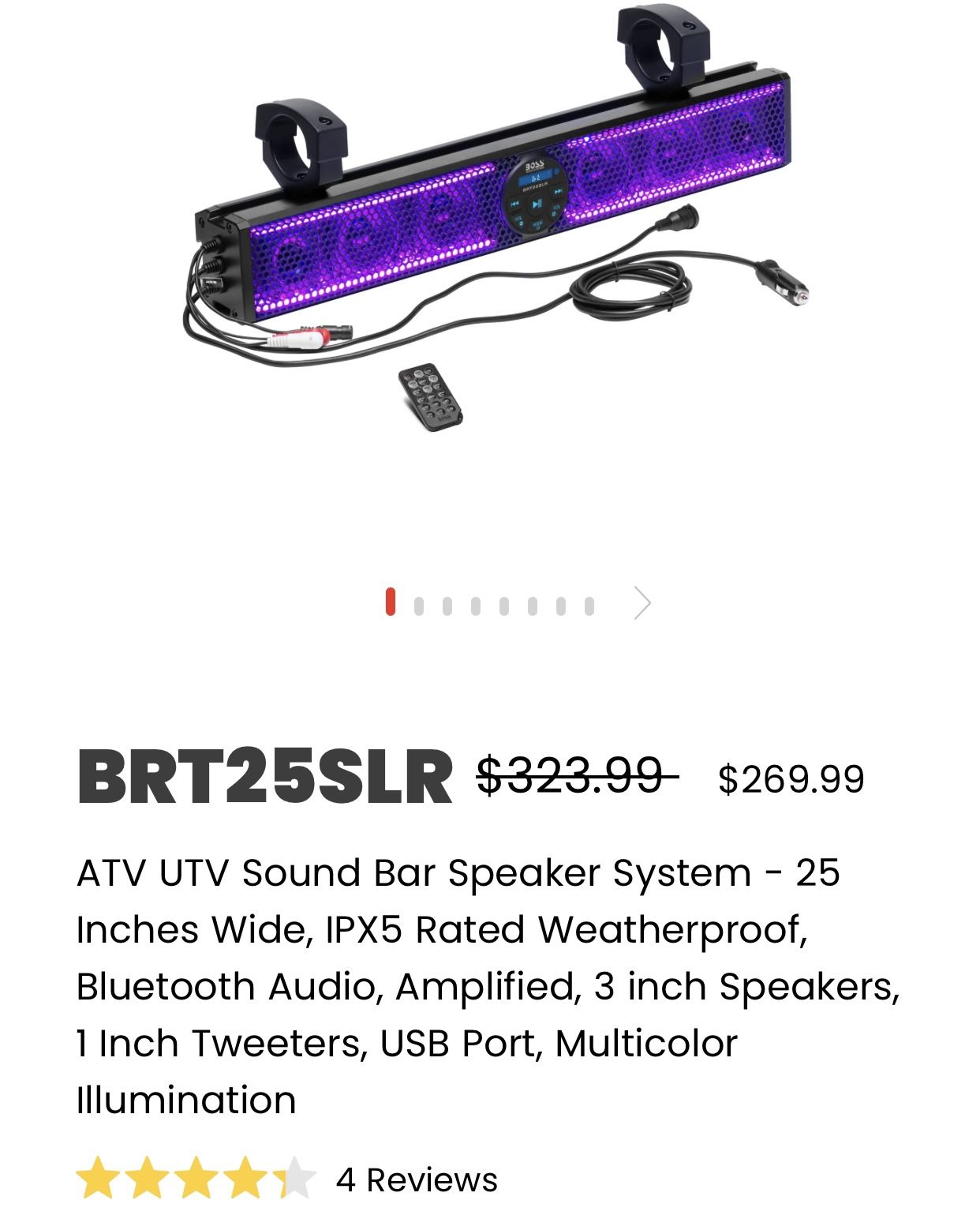Boss Audio System BRT25SLR