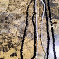 Teens Classy  2 Necklaces & 1 Waistbead Set 