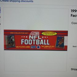 1990 Score Football Set