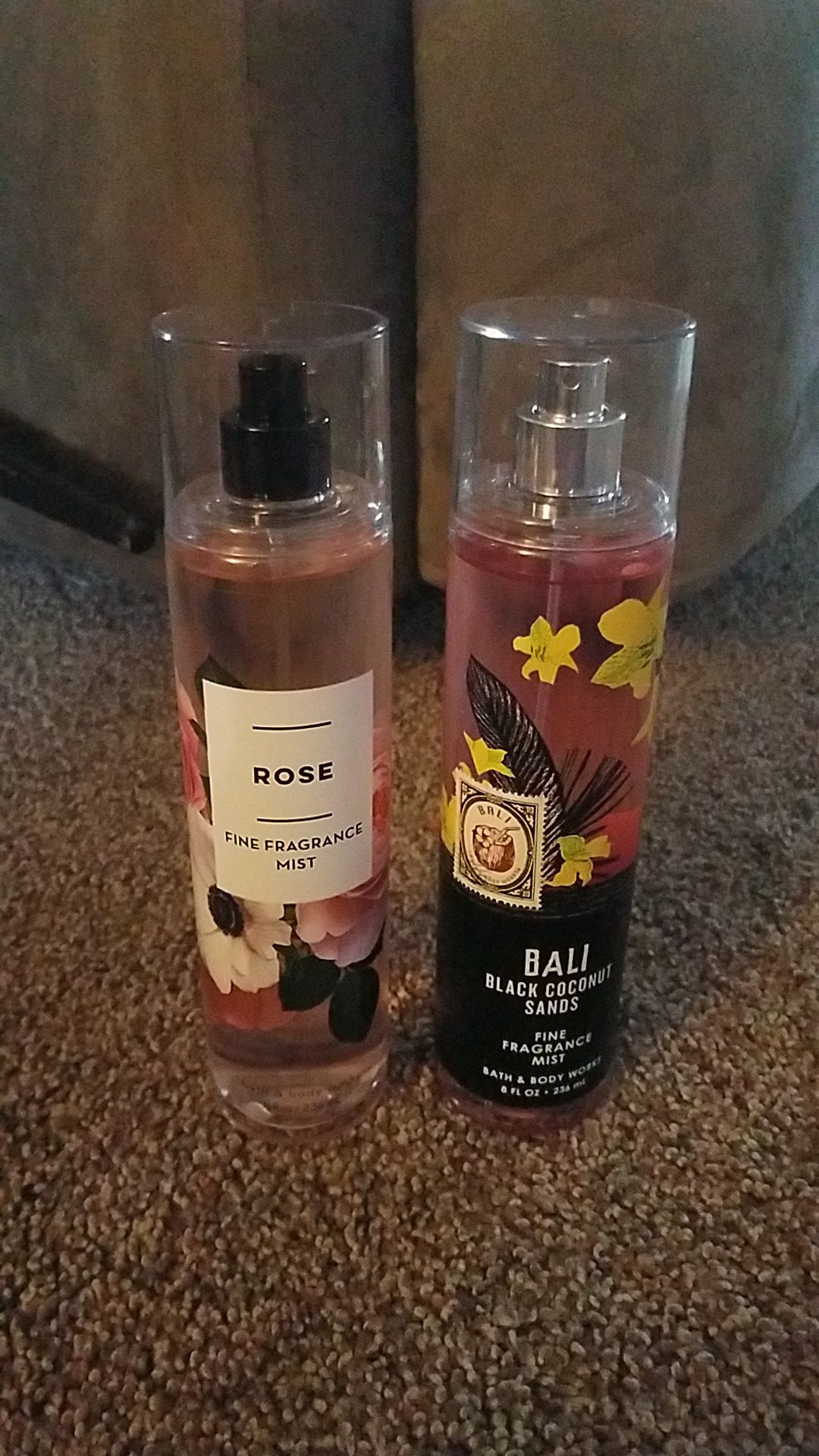 Bath and Body Works - BALI Black Coconut Sands and ROSE fragrances