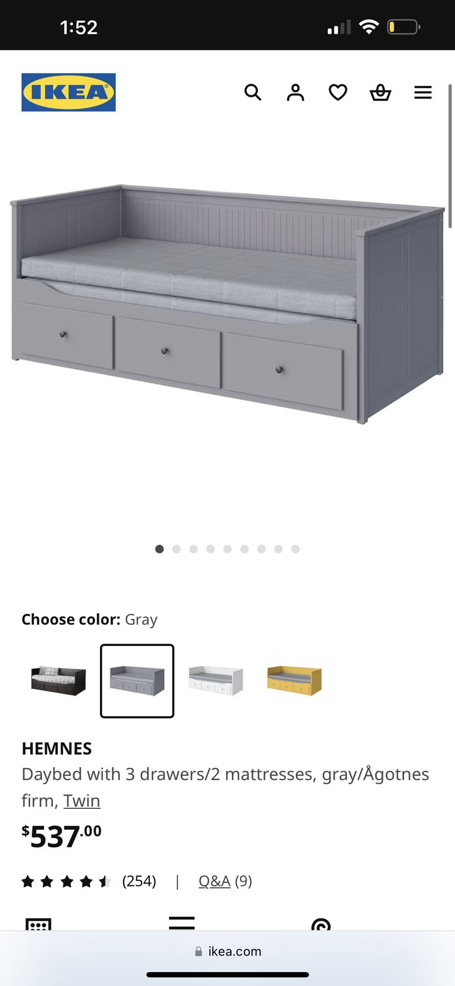IKEA Twin To King Bed With Mattress 