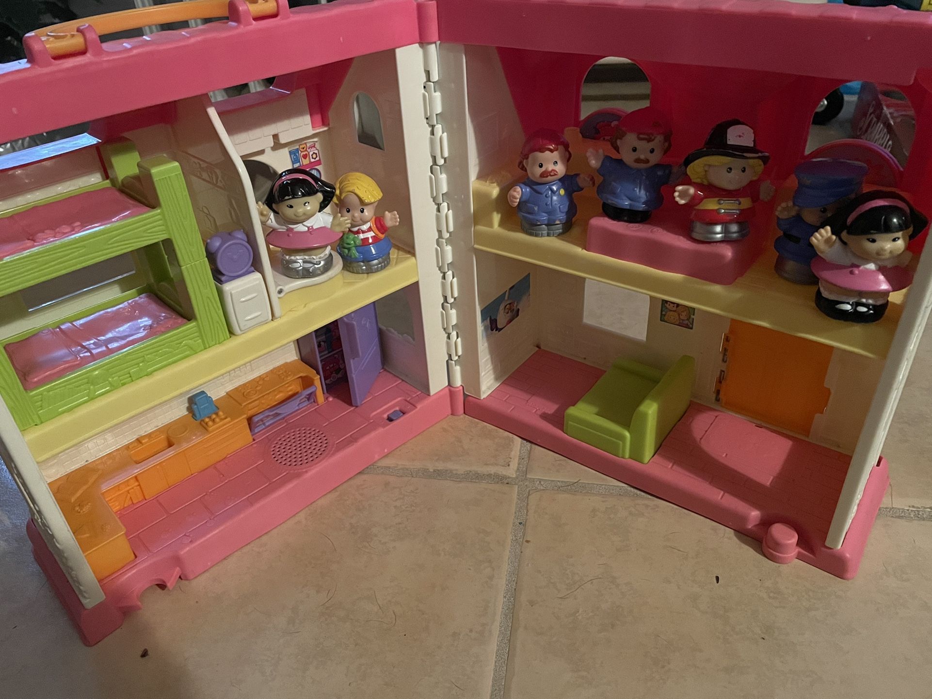 Little People House With People