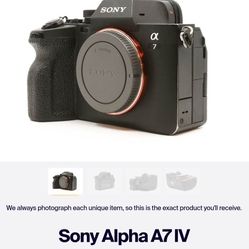 Sony A7IV Camera Body