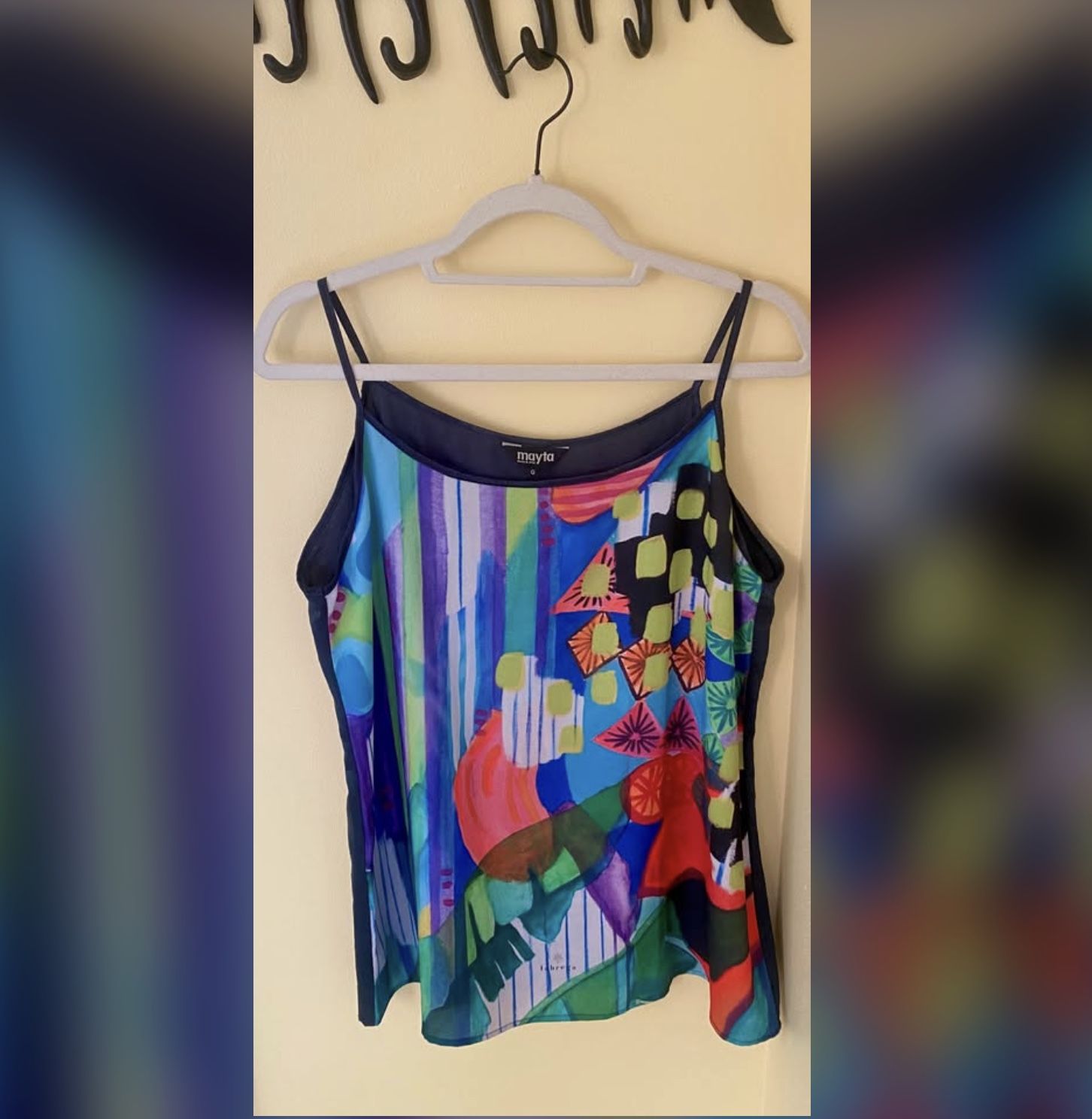 Beautiful handmade top by Ecuadorian company Mayta Moda & Arte