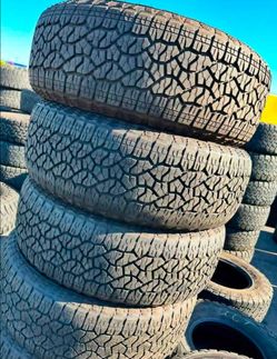275 60 20 Goodyear tires Con 80% de Vida Las 4