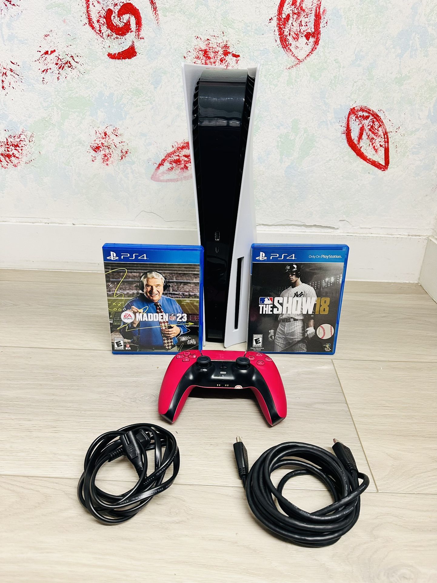 Sony PlayStation 5 - 825GB , Bonus 2 Games ( Used Very New )