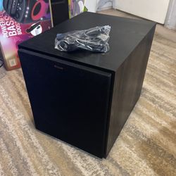 Klipsch (R-120SWi) 12 In. | Wireless Subwoofer | 400W Peak Power, Deep Bass, Transmitter Included