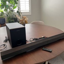 Sony Sound Bar And Bass