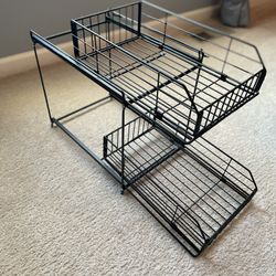 2-Tier Metal Storage Organizer