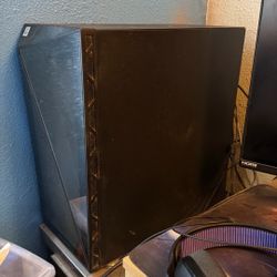 Gamin PC 2 Monitors And A Keyboard