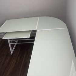 Glass Desk 